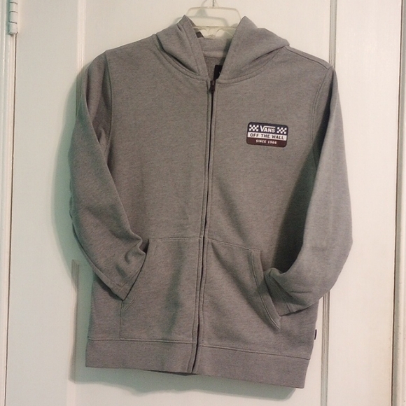 Kids VANS Racing Off The Wall Zip Sweatshirt - Picture 5 of 11